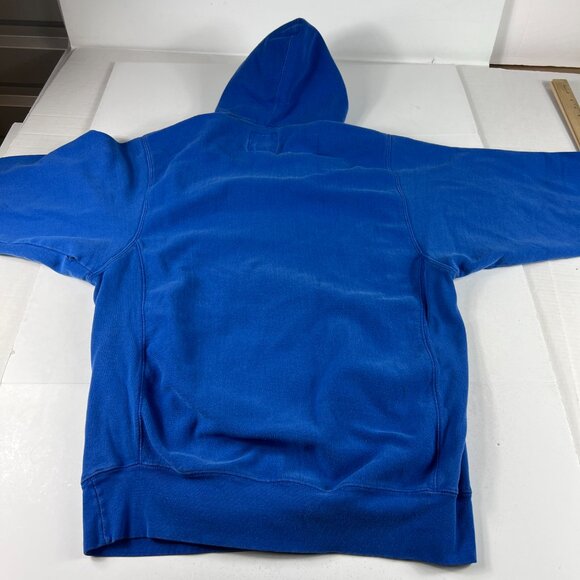 Y2K Steve & Barrys Duke Blue Devils Sweatshirt Medium Blue Faded Thrashed Hoodie - Picture 12 of 16